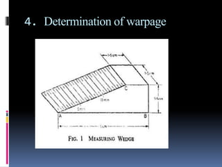 4. Determination of warpage
 