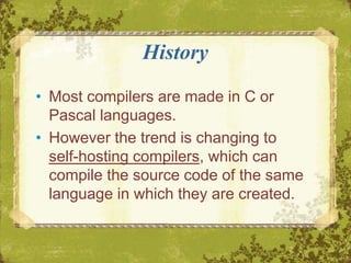 Compiler History Compiler Design Basics | PPT