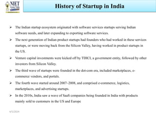 Introduction to start up ecosystem and landscape | PPTX