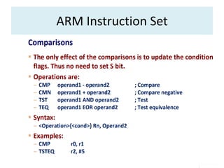 ARM Instruction Set
 