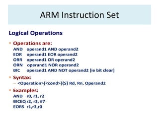 ARM Instruction Set
 