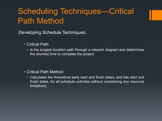 Planning and Resourcing a Project | PPSX