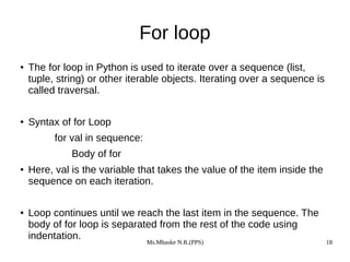 basic of desicion control statement in python | PPT