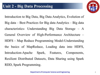 Comprehensive Big Data Analytics: Hadoop, Spark, and MapReduce ...