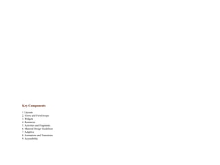 Unit - II - AAD PPT.pptx Android User Interface Design | PPTX