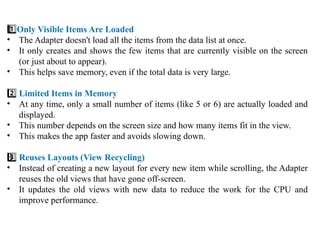 Unit - II - AAD PPT.pptx Android User Interface Design | PPTX
