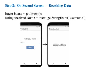 Unit - II - AAD PPT.pptx Android User Interface Design | PPTX