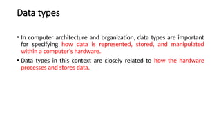 Computer Organiztioln and Architecture Unit 2 | PPTX