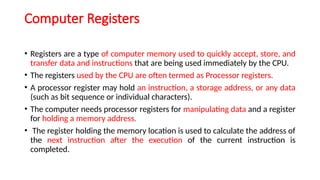 Computer Organiztioln and Architecture Unit 2 | PPTX