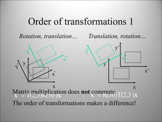 Computer Graphics transformations | PPTX