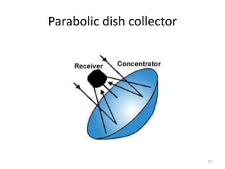 Parabolic dish collector
23
 