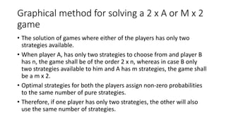 Unit II B - Game Theory | PPTX