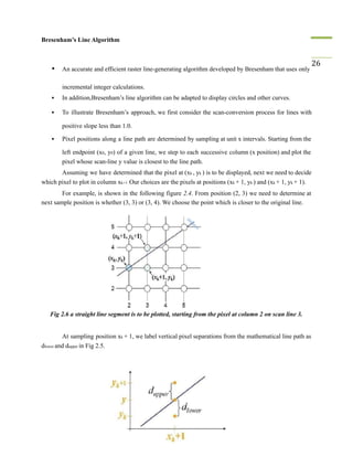 Computer Graphics Unit 2 | PDF