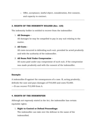 Unit-II Contract of indemnity and guarantee.docx