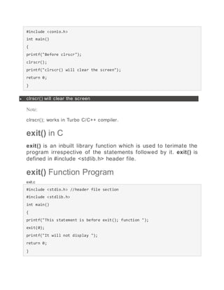 UNIT-II CP DOC.docx | Programming Languages | Computing