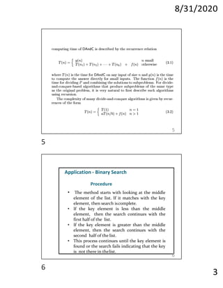 Unit ii divide and conquer -1 | PDF