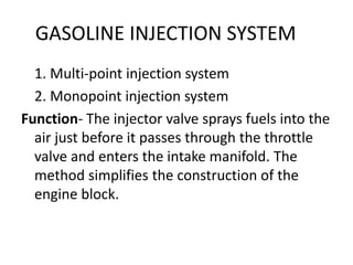 engine auxiliary systems | PPTX