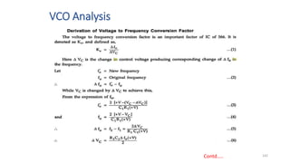 VCO Analysis
142
Contd…..
 