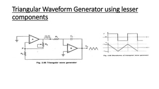 Triangular Waveform Generator using lesser
components
 