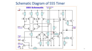 Schematic Diagram of 555 Timer
82
 