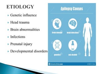  Genetic influence
 Head trauma
 Brain abnormalities
 Infections
 Prenatal injury
 Developmental disorders
 
