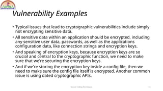 secure coding techniques unit-iii material | PPTX