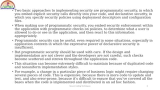 secure coding techniques unit-iii material | PPTX