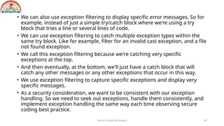 secure coding techniques unit-iii material | PPTX