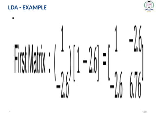 * 128
•
LDA - EXAMPLE
 