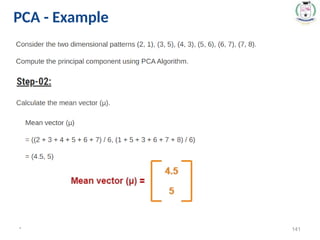* 141
PCA - Example
 
