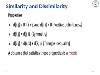 * 16
Similarity and Dissimilarity
 