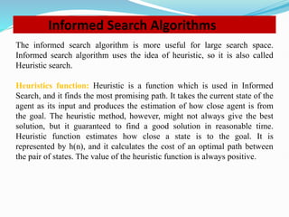 Unit-III-AI Search Techniques and solution's | PPTX
