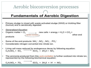 Aerobic bioconversion processes
 