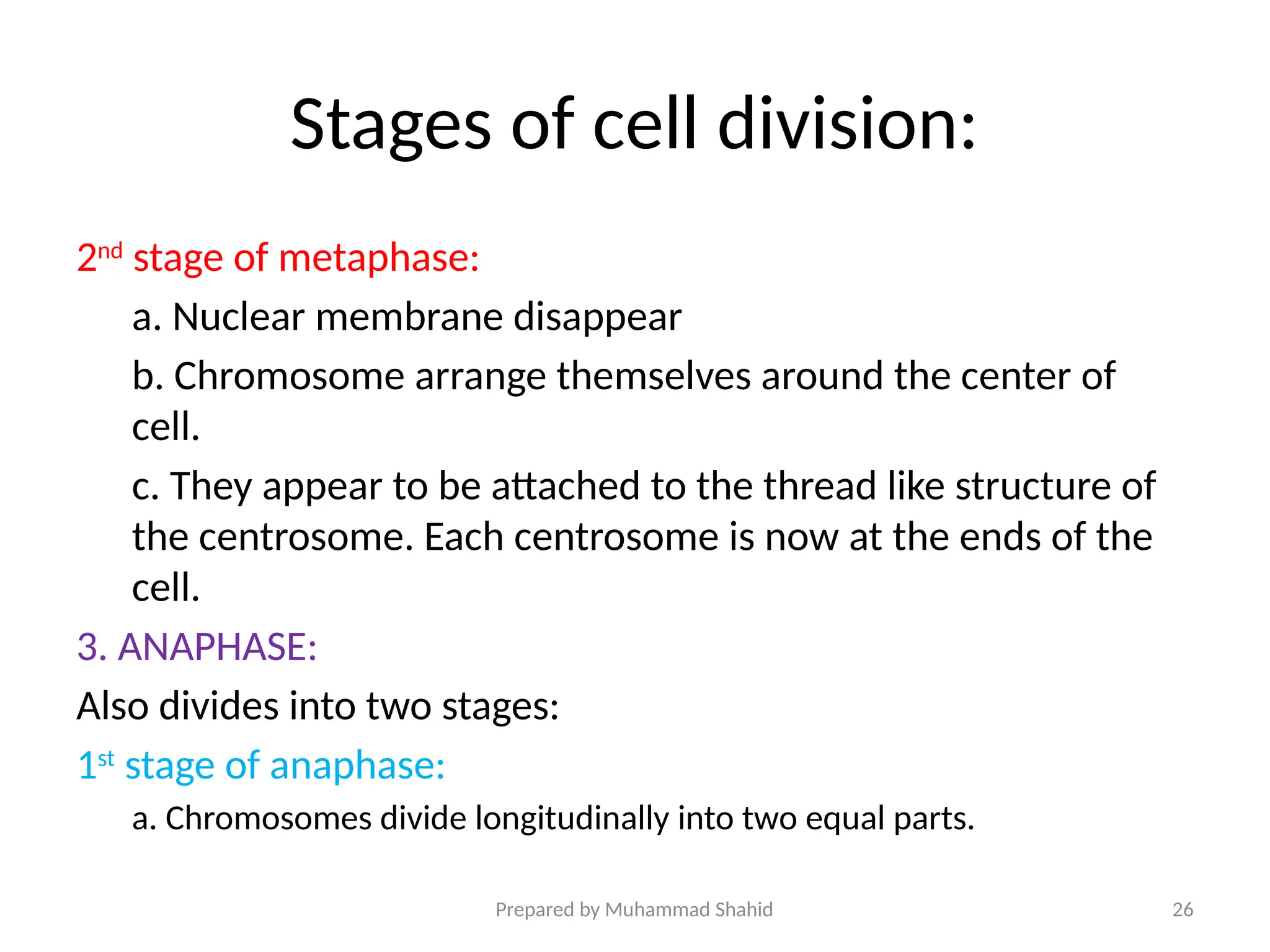 Anatomy and physiology of Cell, structure, cell cycle | PPTX