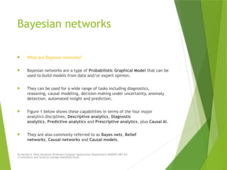 Prescriptive Bayesian Network Classification Algorithms and Decision Trees in Machine Learning | PPTX