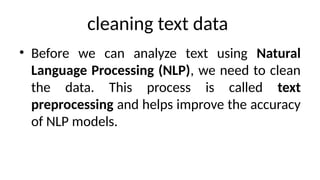 natural language processing unit-3 ppt | PPTX