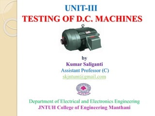 UNIT-III-Testing of DC Machines.ppt
