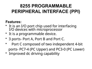 Programmable Peripheral Interfacing 8255.pptx