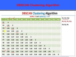 DBSCAN Clustering Algorithm
 