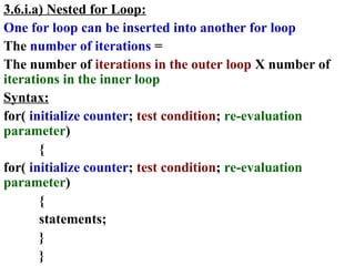 N Looping Decision Making statements and Looping statements | PPT