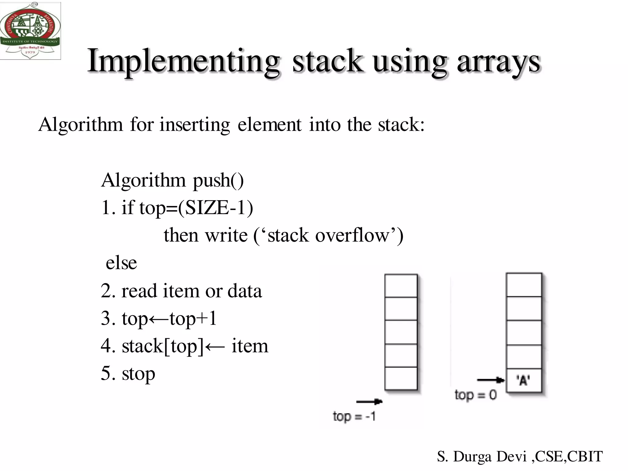 stacks and queues | PDF