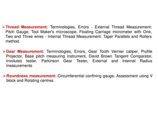 UNIT-III Form Measurement.pptx