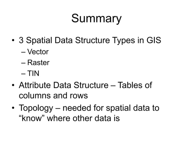 UNIT - III GIS DATA STRUCTURES (2).ppt