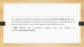 Integrity Constraints | PPTX