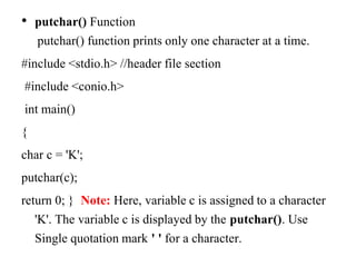 INTRODUCTION TO C PROGRAMMING in basic c language | PDF
