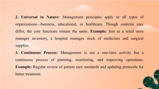 Management Universal Process UNIT-II INTRODUCTION TO MANAGEMENT PROCESS.pptx
