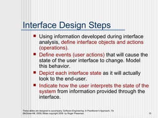 Unit iii(part c - user interface design) | PPT