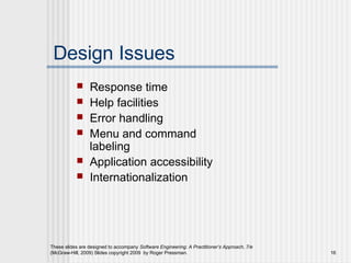 Unit iii(part c - user interface design) | PPT