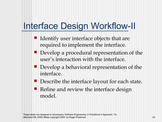 Unit iii(part c - user interface design) | PPT