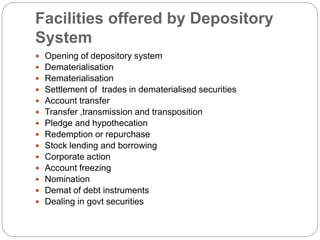 Depository System | PPT